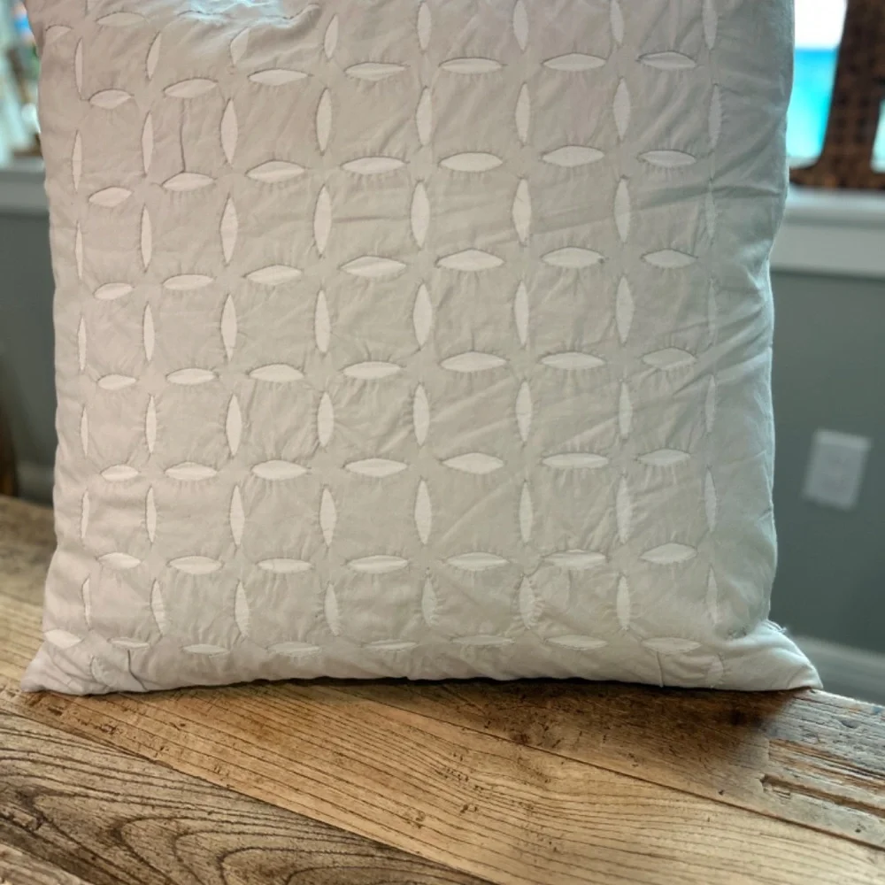 🩵EUC - BALLARD DESIGNS- SUZANNE KASLER EYELET PILLOW COVER🩵
